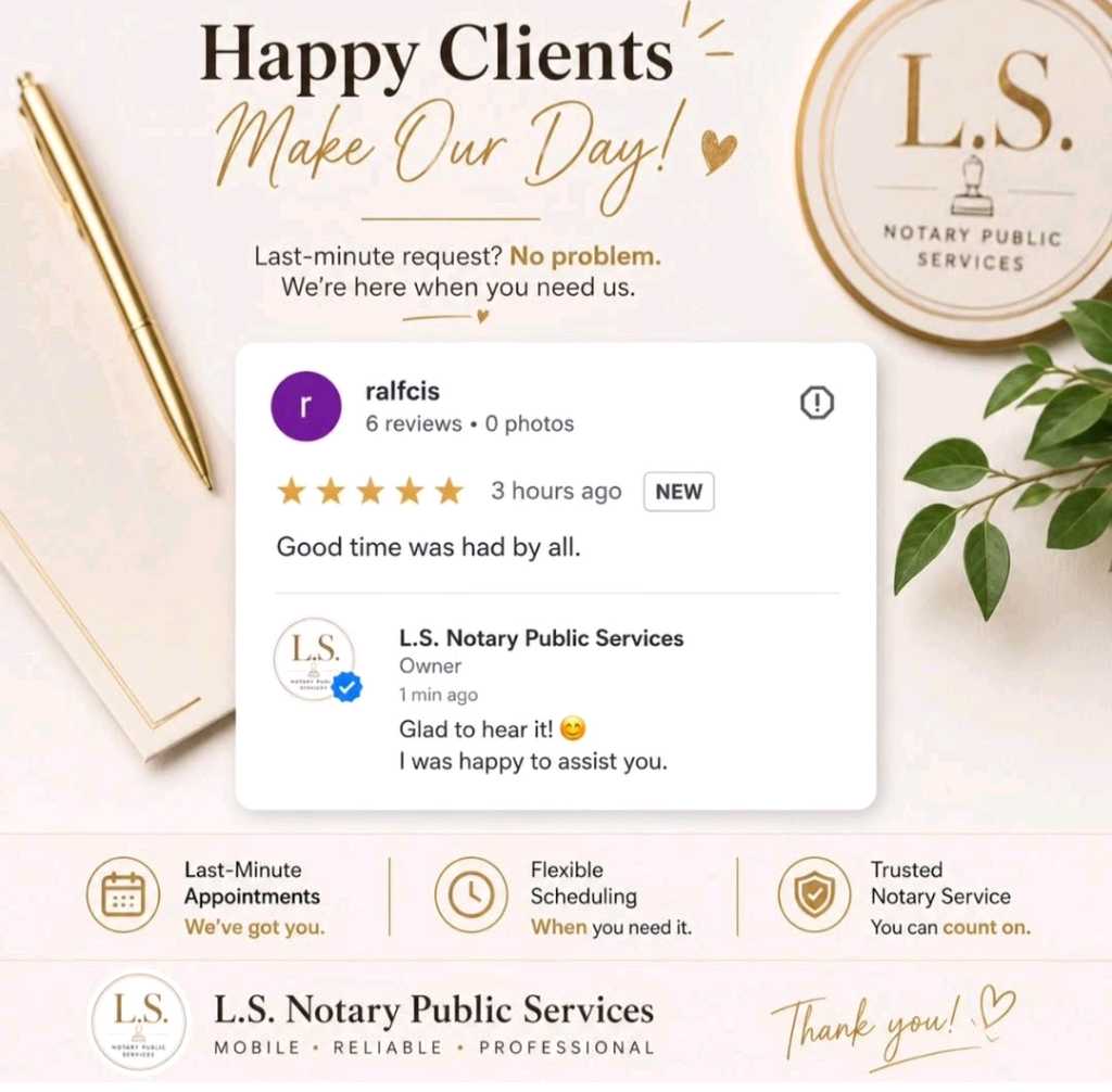 L.S. Notary Public Services