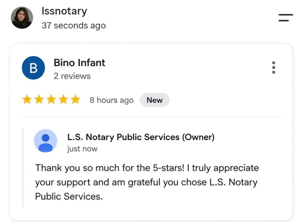 L.S. Notary Public Services